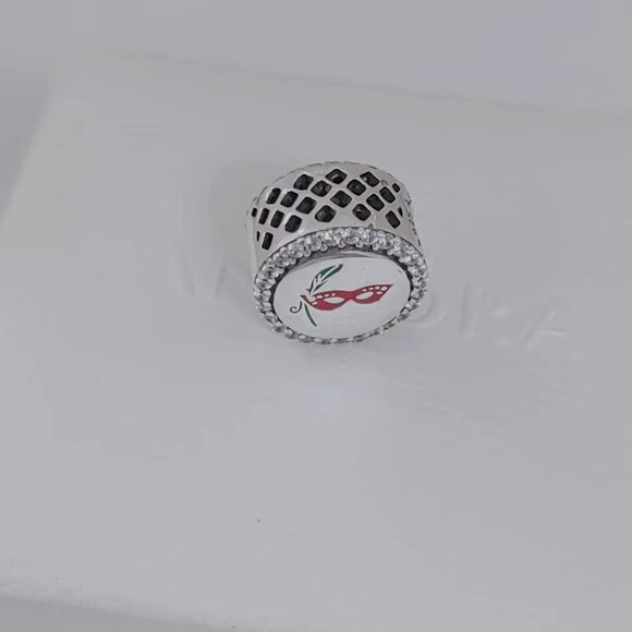 Pandora New Orleans Exclusive Charm Bead Button S925 Sterling Silver Pendant - Picture 4 of 9